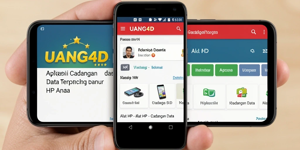 Tampilan antarmuka UANG4D yang sederhana dan fungsional.